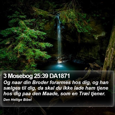 3 Mosebog 25:39 DA1871 Bible Verse Image