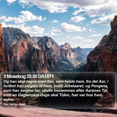 3 Mosebog 25:50 DA1871 Bible Verse Image