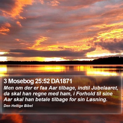 3 Mosebog 25:52 DA1871 Bible Verse Image