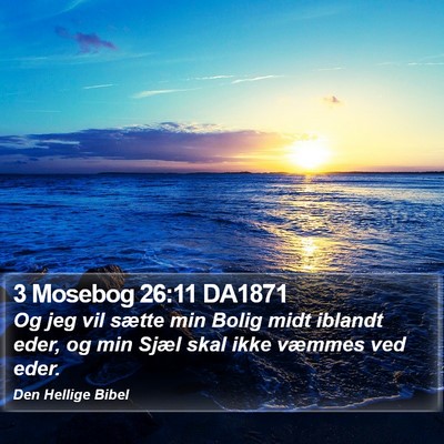 3 Mosebog 26:11 DA1871 Bible Verse Image