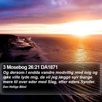 3 Mosebog 26:21 DA1871 Bible Verse Image