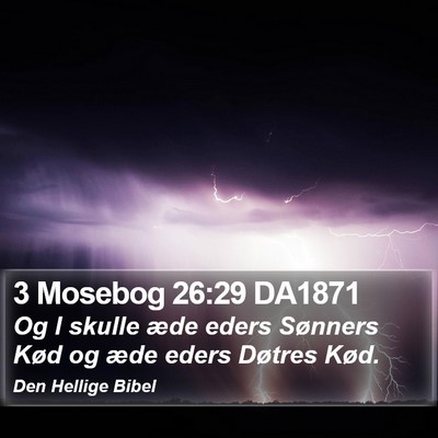 3 Mosebog 26:29 DA1871 Bible Verse Image