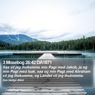 3 Mosebog 26:42 DA1871 Bible Verse Image