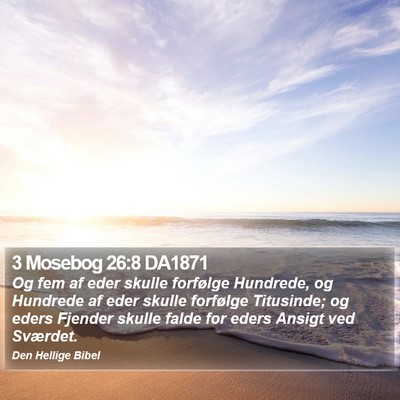 3 Mosebog 26:8 DA1871 Bible Verse Image
