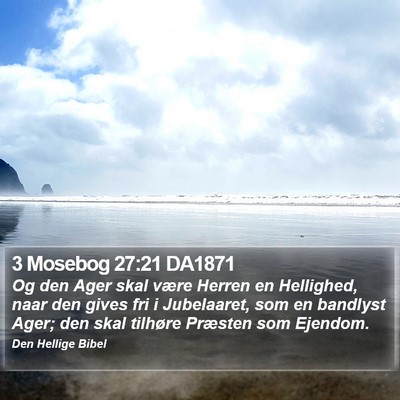 3 Mosebog 27:21 DA1871 Bible Verse Image