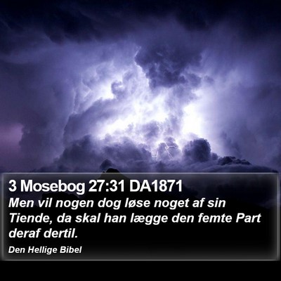 3 Mosebog 27:31 DA1871 Bible Verse Image