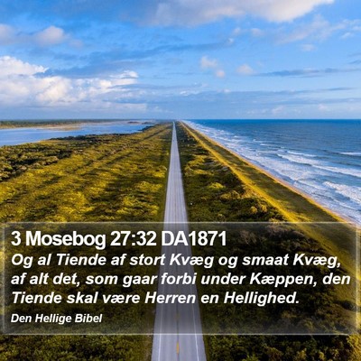 3 Mosebog 27:32 DA1871 Bible Verse Image