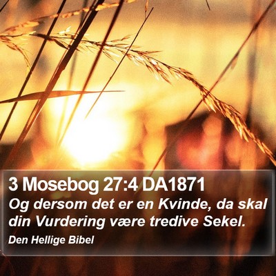3 Mosebog 27:4 DA1871 Bible Verse Image
