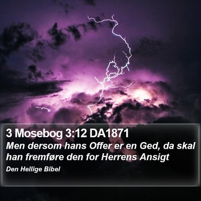 3 Mosebog 3:12 DA1871 Bible Verse Image