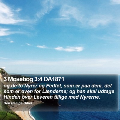 3 Mosebog 3:4 DA1871 Bible Verse Image