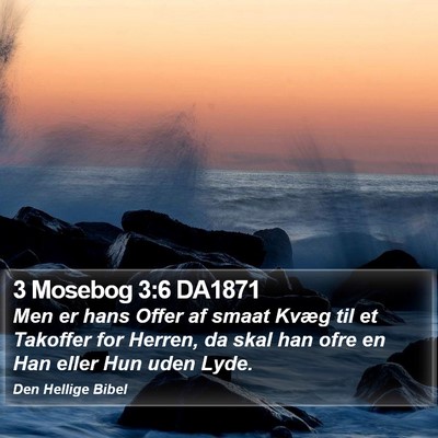 3 Mosebog 3:6 DA1871 Bible Verse Image