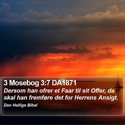 3 Mosebog 3:7 DA1871 Bible Verse Image