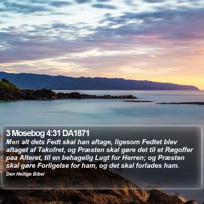 3 Mosebog 4:31 DA1871 Bible Verse Image