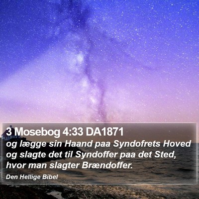 3 Mosebog 4:33 DA1871 Bible Verse Image