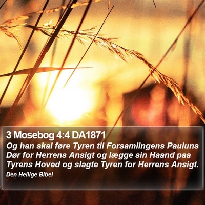 3 Mosebog 4:4 DA1871 Bible Verse Image