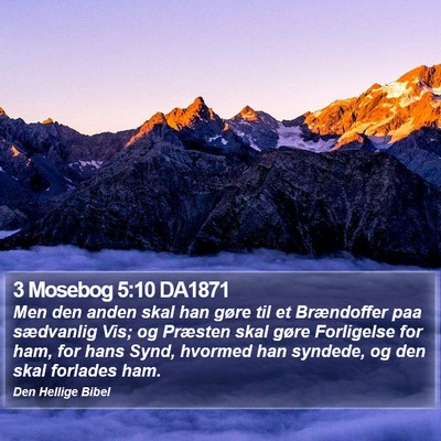 3 Mosebog 5:10 DA1871 Bible Verse Image