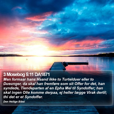 3 Mosebog 5:11 DA1871 Bible Verse Image