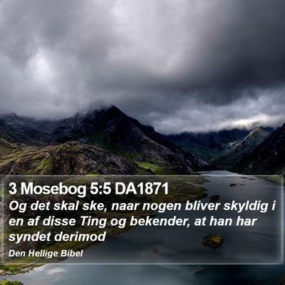 3 Mosebog 5:5 DA1871 Bible Verse Image