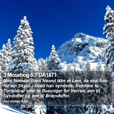 3 Mosebog 5:7 DA1871 Bible Verse Image