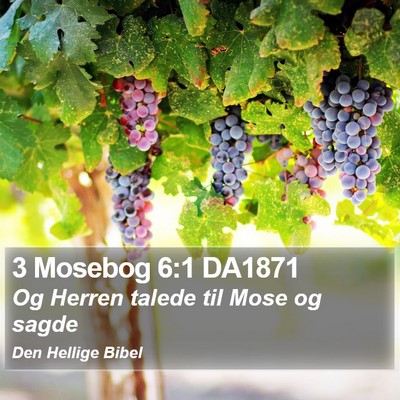3 Mosebog 6:1 DA1871 Bible Verse Image