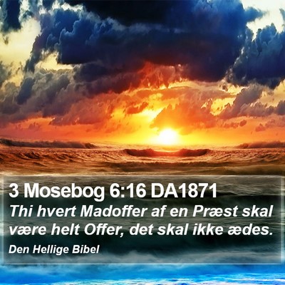 3 Mosebog 6:16 DA1871 Bible Verse Image
