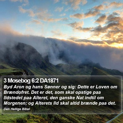 3 Mosebog 6:2 DA1871 Bible Verse Image