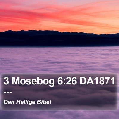3 Mosebog 6:26 DA1871 Bible Verse Image