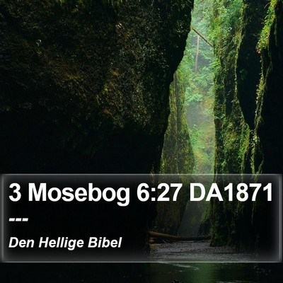 3 Mosebog 6:27 DA1871 Bible Verse Image