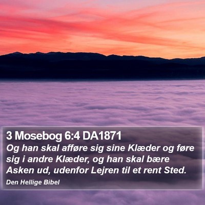 3 Mosebog 6:4 DA1871 Bible Verse Image