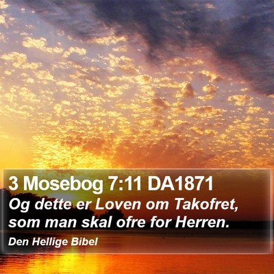 3 Mosebog 7:11 DA1871 Bible Verse Image