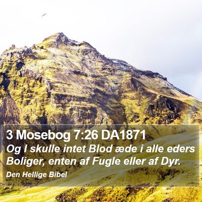 3 Mosebog 7:26 DA1871 Bible Verse Image