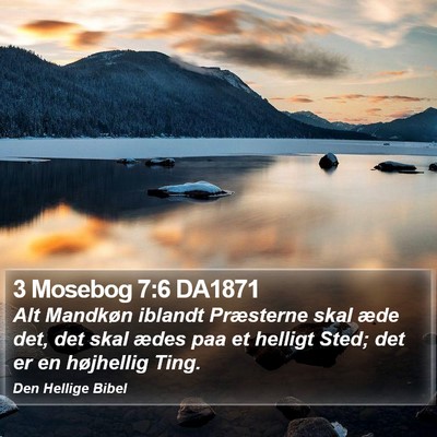 3 Mosebog 7:6 DA1871 Bible Verse Image