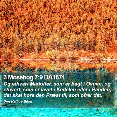 3 Mosebog 7:9 DA1871 Bible Verse Image