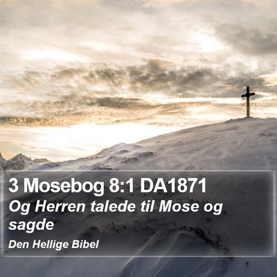 3 Mosebog 8:1 DA1871 Bible Verse Image