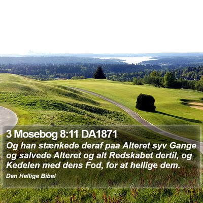 3 Mosebog 8:11 DA1871 Bible Verse Image