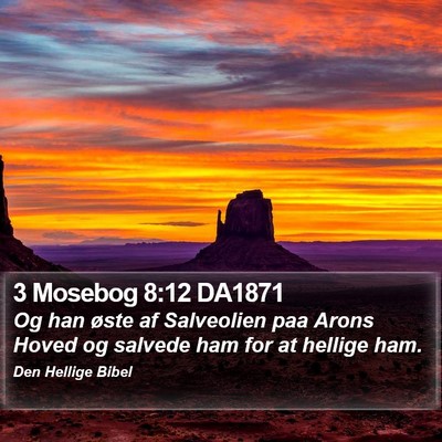 3 Mosebog 8:12 DA1871 Bible Verse Image