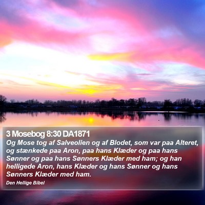 3 Mosebog 8:30 DA1871 Bible Verse Image