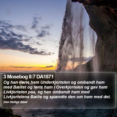3 Mosebog 8:7 DA1871 Bible Verse Image