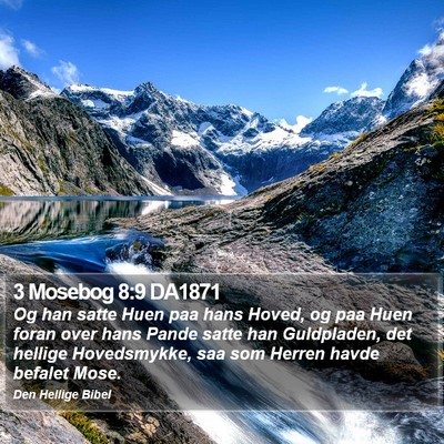 3 Mosebog 8:9 DA1871 Bible Verse Image