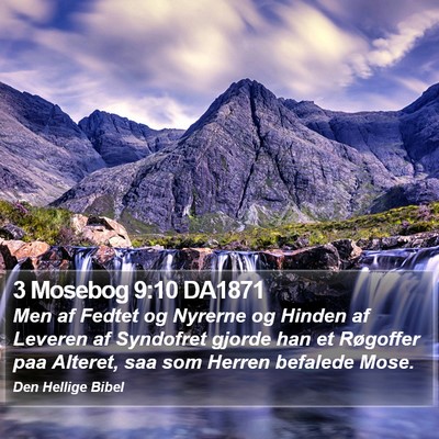 3 Mosebog 9:10 DA1871 Bible Verse Image