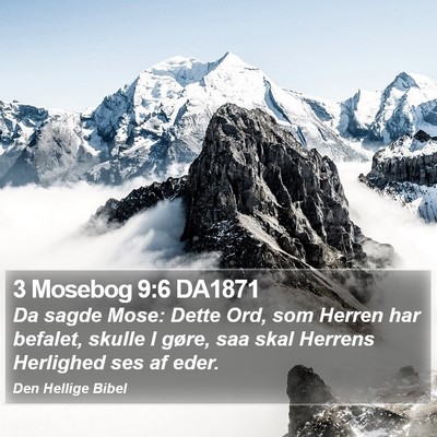 3 Mosebog 9:6 DA1871 Bible Verse Image