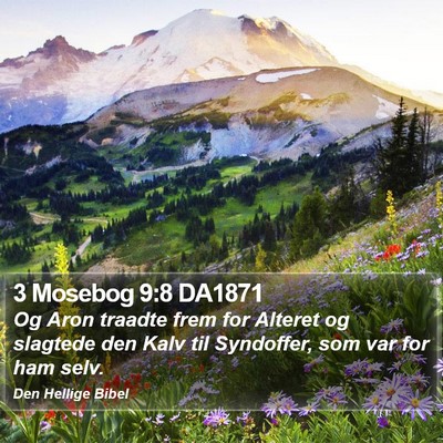 3 Mosebog 9:8 DA1871 Bible Verse Image