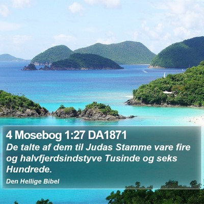 4 Mosebog 1:27 DA1871 Bible Verse Image