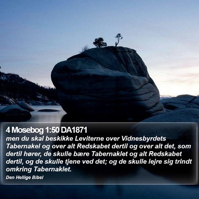 4 Mosebog 1:50 DA1871 Bible Verse Image