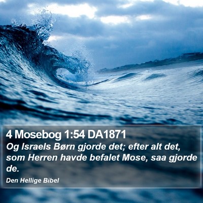 4 Mosebog 1:54 DA1871 Bible Verse Image