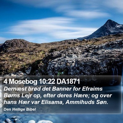 4 Mosebog 10:22 DA1871 Bible Verse Image