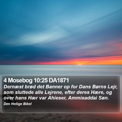 4 Mosebog 10:25 DA1871 Bible Verse Image