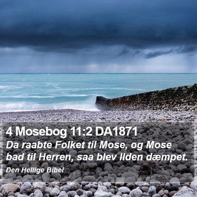 4 Mosebog 11:2 DA1871 Bible Verse Image