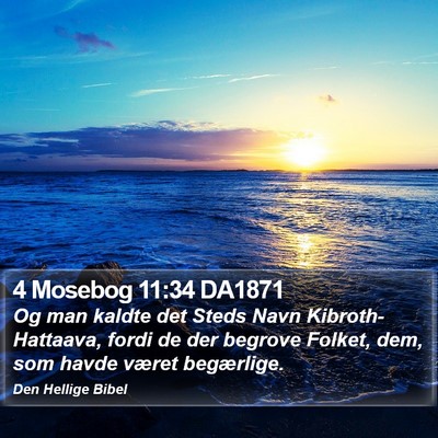 4 Mosebog 11:34 DA1871 Bible Verse Image