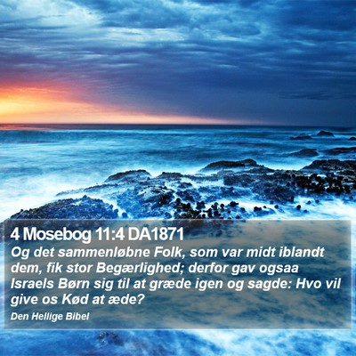 4 Mosebog 11:4 DA1871 Bible Verse Image